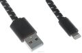 Qumo USB - Lightning, Black  (1.5 )